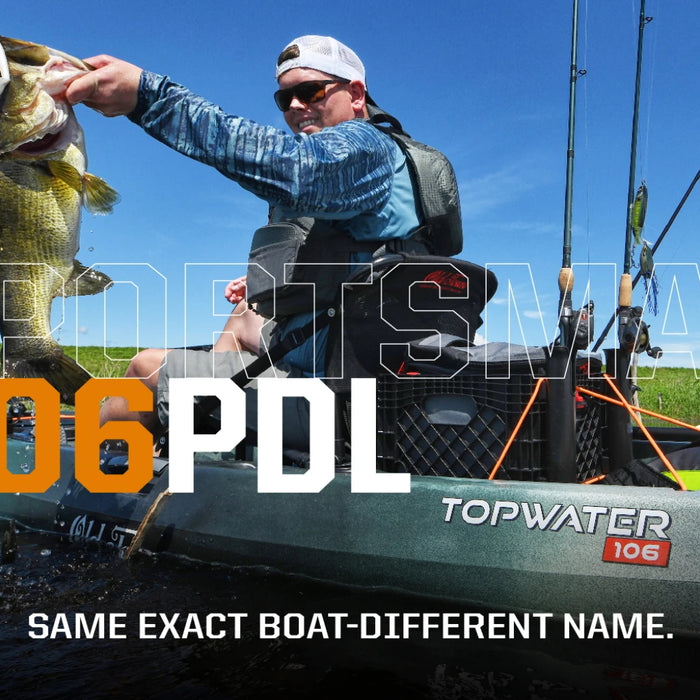 Old Town Topwater 106/120 PDL vs Old Town Sportsman 106/120 PDL