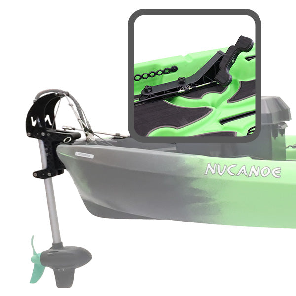 Hand Foot Steer Kayak NuCanoe QuickConnect Trolling Motor Mount