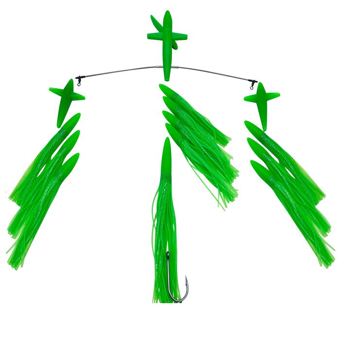 Chatter Lures 19" Side Tracker Spreader Bars - 9" Soft Head Machine