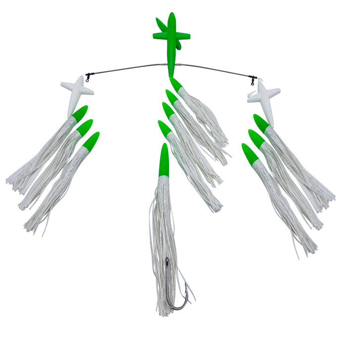 Chatter Lures 19" Side Tracker Spreader Bars - 9" Soft Head Machine