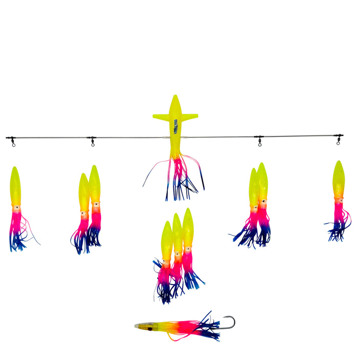 Chatter Lures 36" Splash Bar - 9" Bulb Squid