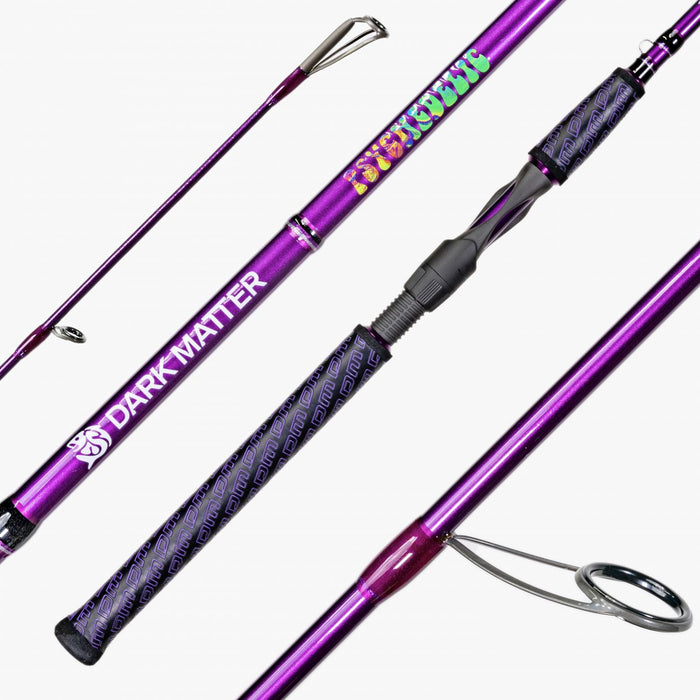 dystopia rising fishing pole Dark Matter Psychedelic Inshore Spinning Rods