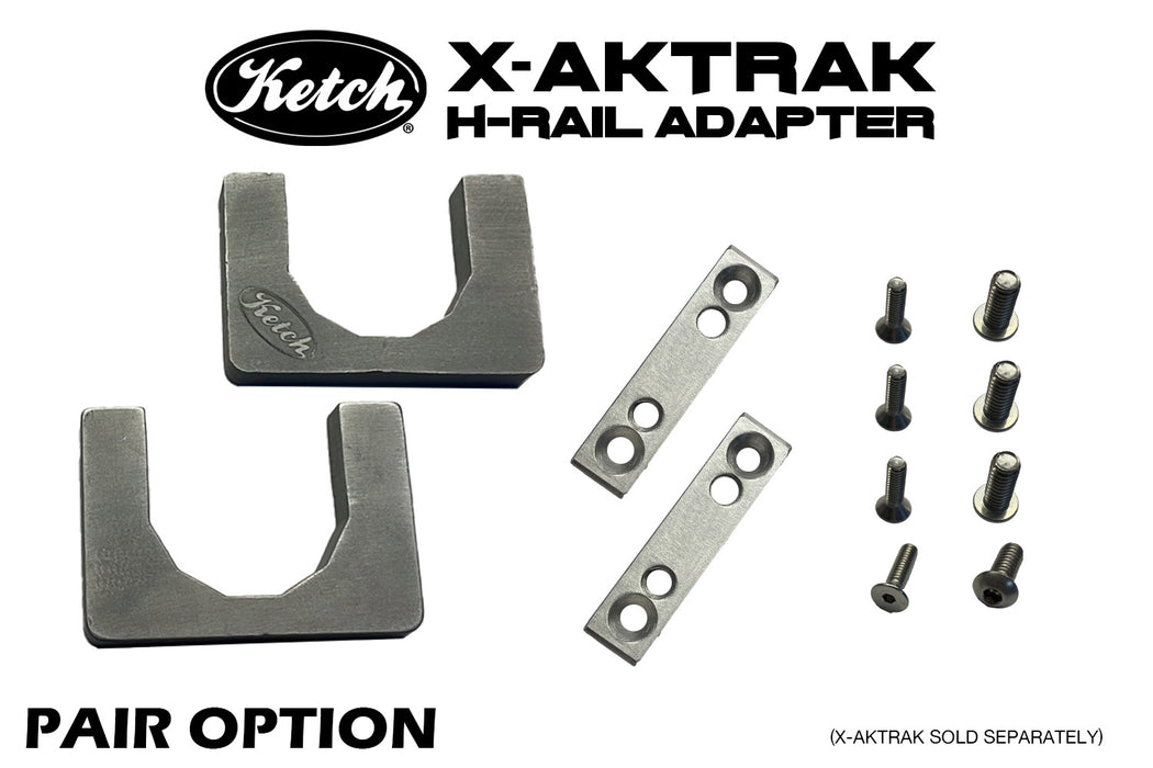 Ketch X-Aktrak H-Rail Adapter (Pair)