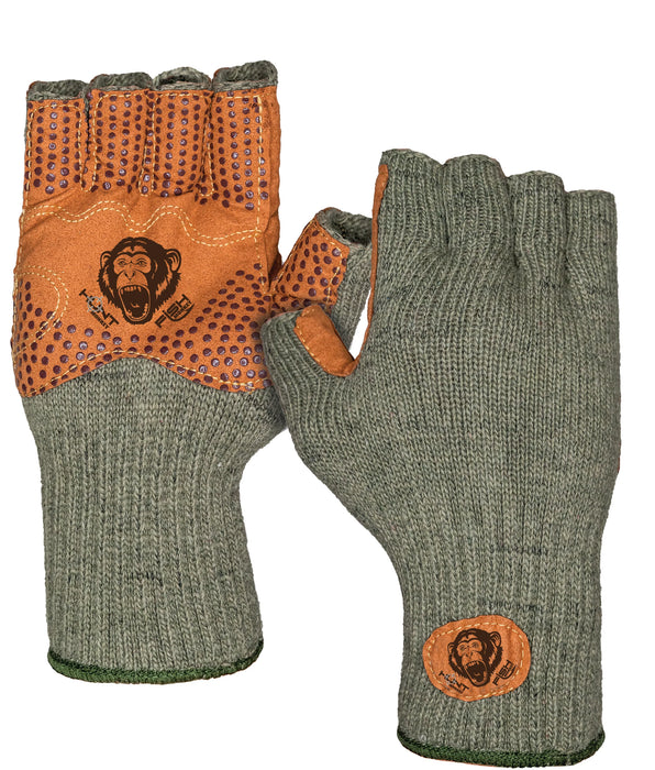 Fish Monkey Wooly Precision Grip Half-Finger Glove