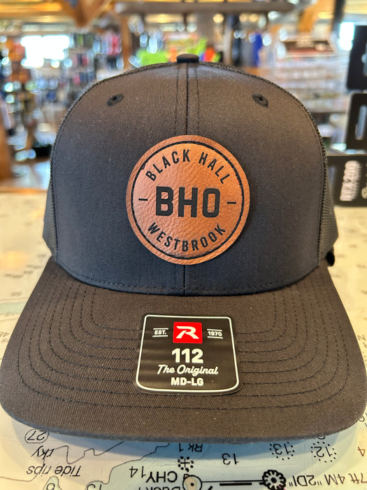 BHO Leather Patch Trucker Hat
