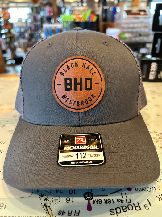 BHO Leather Patch Trucker Hat