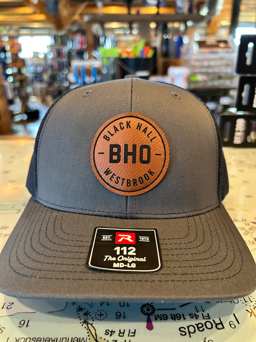 BHO Leather Patch Trucker Hat