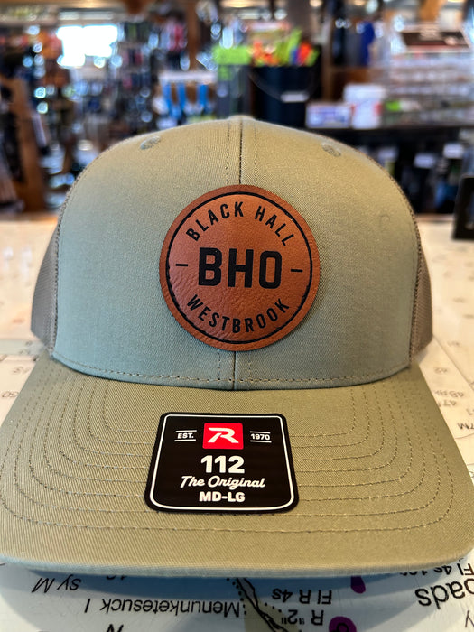 BHO Leather Patch Trucker Hat