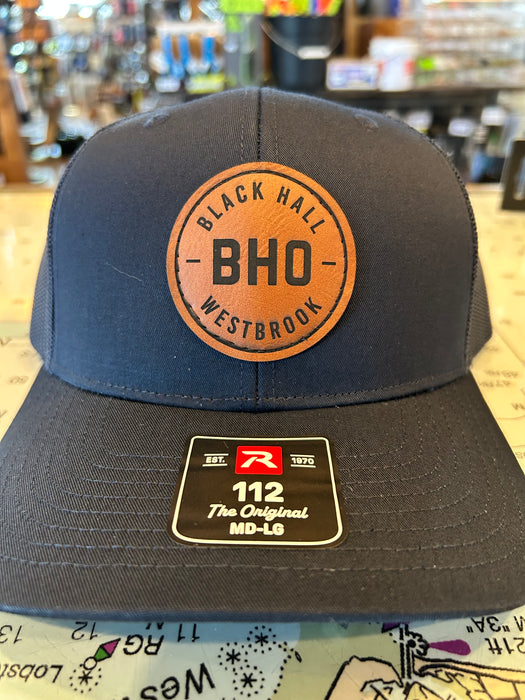 BHO Leather Patch Trucker Hat
