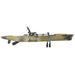 A side view of the 2023 Hobie Mirage Pro Angler 14 pedal drive kayak in the Camo color. The manufacturer part number is 85261019 and the manufacturer UPC is 792176788942