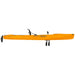 A side view of the 2023 Hobie Mirage Revolution 13 kayak in the Papaya Orange color. The manufacturer part number is 80093339 and the manufacturer UPC is 792176506867