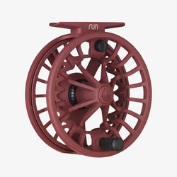 Redington Run Fly Reels - Front Side - Sizes 3/4, 5/6, and 7/8 - Burgundy