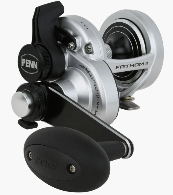 Penn Fathom II Lever Drag 2-Speed Conventional Reels