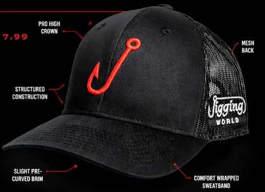 Jigging World J Hook Trucker Hat