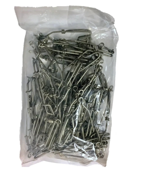 Lindgren-Pitman Longline Snaps with Swivels (Bulk Pack)