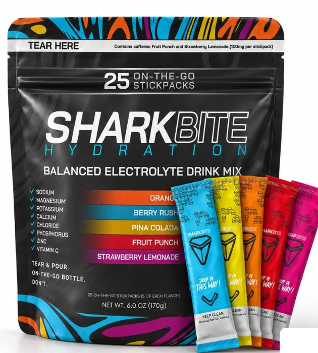 Sharkbite Hydration 25-Stick Variety Pouch
