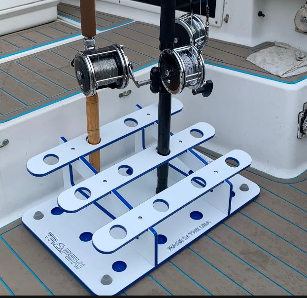 Trapski 12-Rod Storage Rack Holder