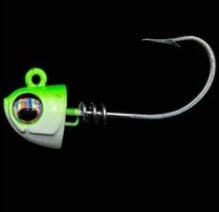 No Live Bait Needed Jig Heads for 8" Swimbait (2 Pack)