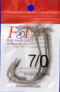 Fish Snax Lures Super Snax Twistlock Hooks