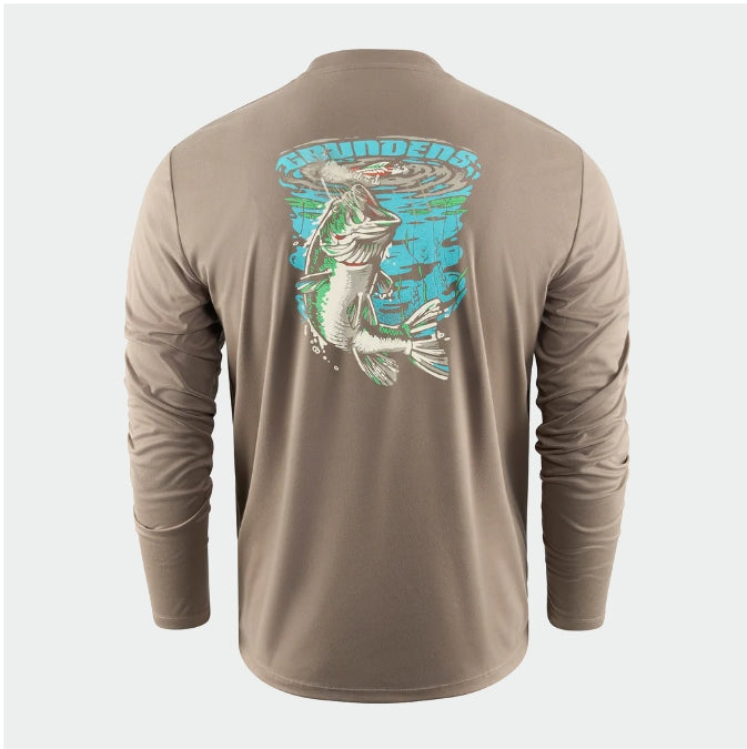 Grundens Bass Popper Long-Sleeve Tech T-Shirt