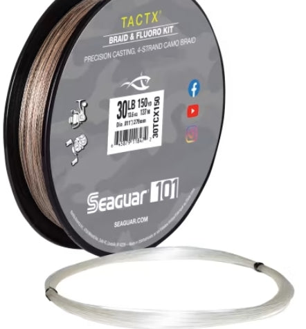 Seaguar TACTX Braid and Fluoro Kit Filler Spools (300yd)
