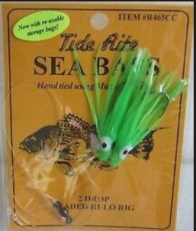 Tide Rite R465 Series Sea Bass 2-Drop Beaded Hi-Lo Rigs