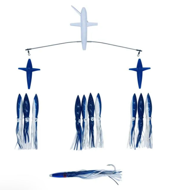 Chatter Lures 19" Side Tracker Spreader Bars - 9" Soft Head Machine