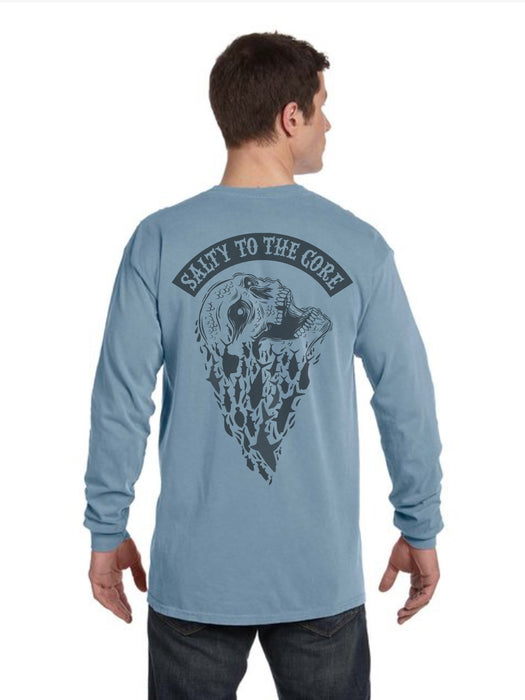 BHO "Salty To The Core" Schoolin' Skull Long Sleeve Shirt (2024 Version)