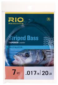 Rio Striped Bass Tapered 7' Leader
