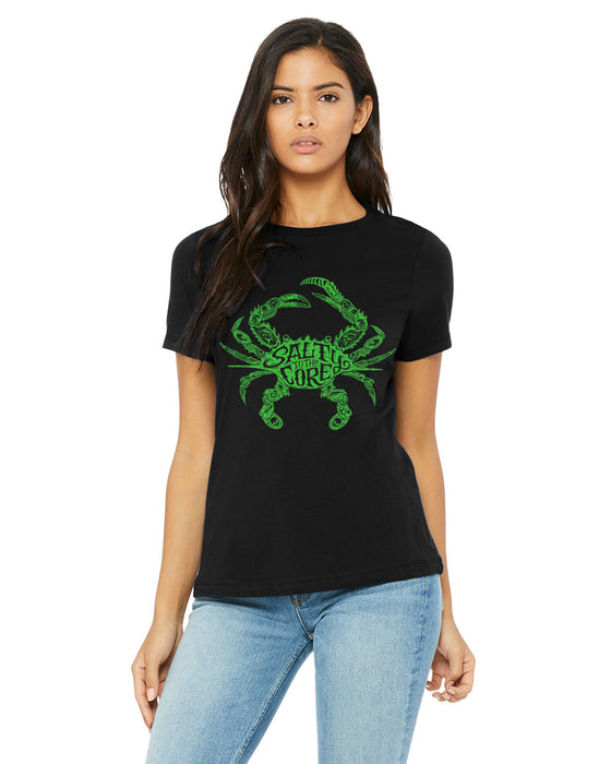 BHO "Salty To The Core" Salty Crab Women's Short Sleeve T-Shirt