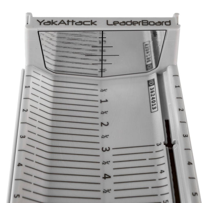 YakAttack LeaderBoard - 28" Fish Measuring Board with Built-In Identifier Holders and Cull Tabs