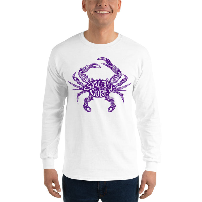 The Official "Salty To The Core" Salty Crab Men's Long Sleeve T-Shirt - Limited Edition (10% OF PROFITS DONATED TO UNICEF!)