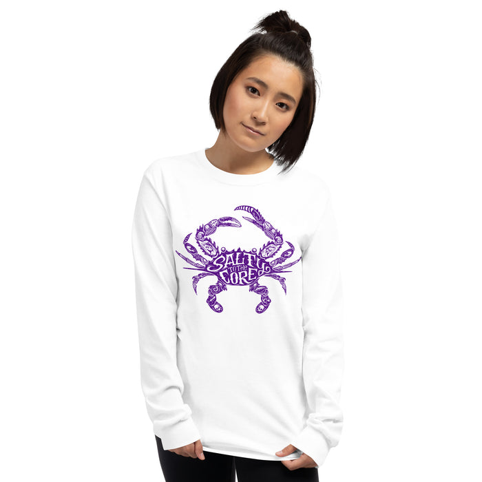 The Official "Salty To The Core" Salty Crab Men's Long Sleeve T-Shirt - Limited Edition (10% OF PROFITS DONATED TO UNICEF!)