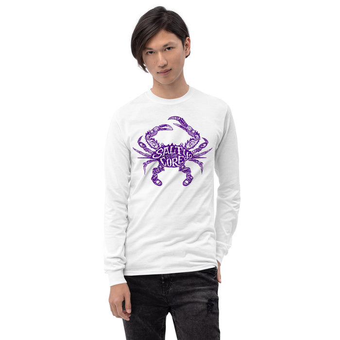 The Official "Salty To The Core" Salty Crab Men's Long Sleeve T-Shirt - Limited Edition (10% OF PROFITS DONATED TO UNICEF!)