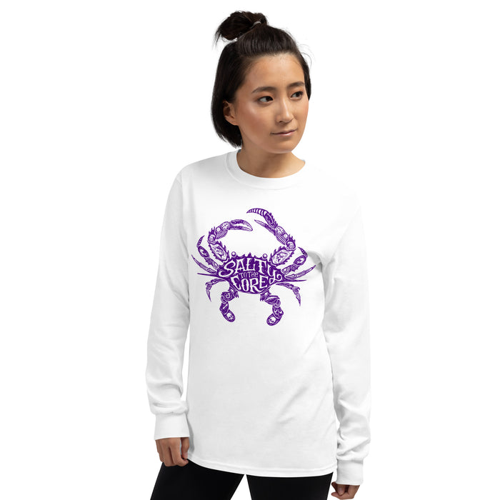 The Official "Salty To The Core" Salty Crab Men's Long Sleeve T-Shirt - Limited Edition (10% OF PROFITS DONATED TO UNICEF!)