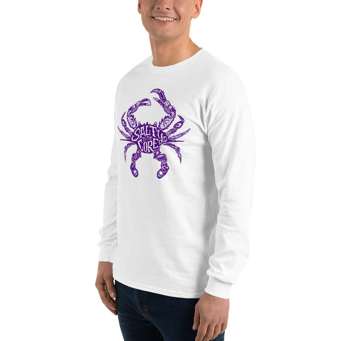 The Official "Salty To The Core" Salty Crab Men's Long Sleeve T-Shirt - Limited Edition (10% OF PROFITS DONATED TO UNICEF!)