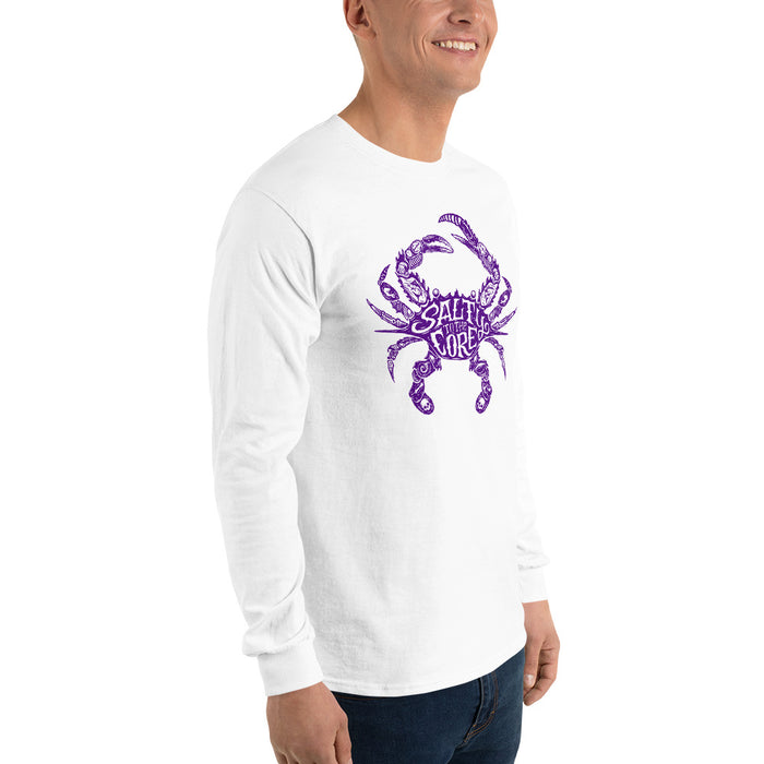 The Official "Salty To The Core" Salty Crab Men's Long Sleeve T-Shirt - Limited Edition (10% OF PROFITS DONATED TO UNICEF!)