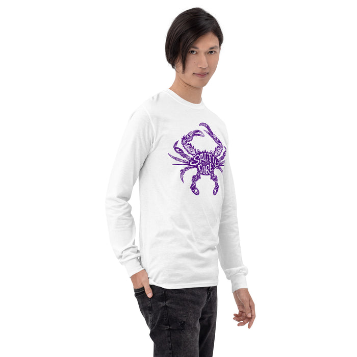 The Official "Salty To The Core" Salty Crab Men's Long Sleeve T-Shirt - Limited Edition (10% OF PROFITS DONATED TO UNICEF!)