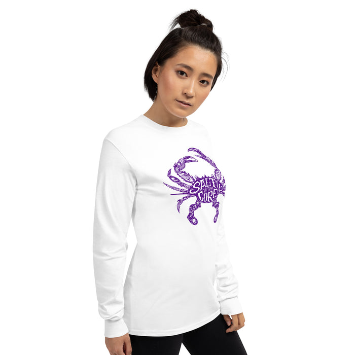 The Official "Salty To The Core" Salty Crab Men's Long Sleeve T-Shirt - Limited Edition (10% OF PROFITS DONATED TO UNICEF!)