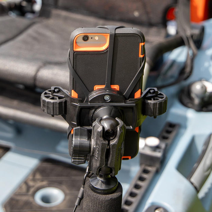 YakAttack RotoGrip Phone Holder Pro with LockNLoad Mounting System