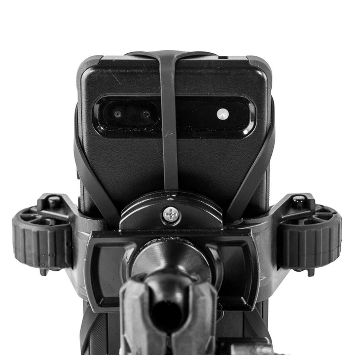 YakAttack RotoGrip Phone Holder with 1" Screwball Track Mount