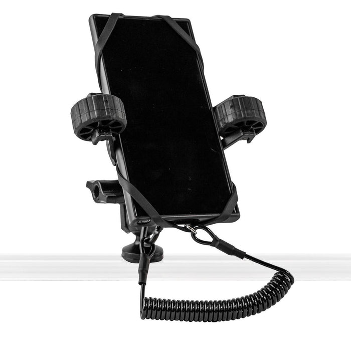 YakAttack RotoGrip Phone Holder with 1" Screwball Track Mount