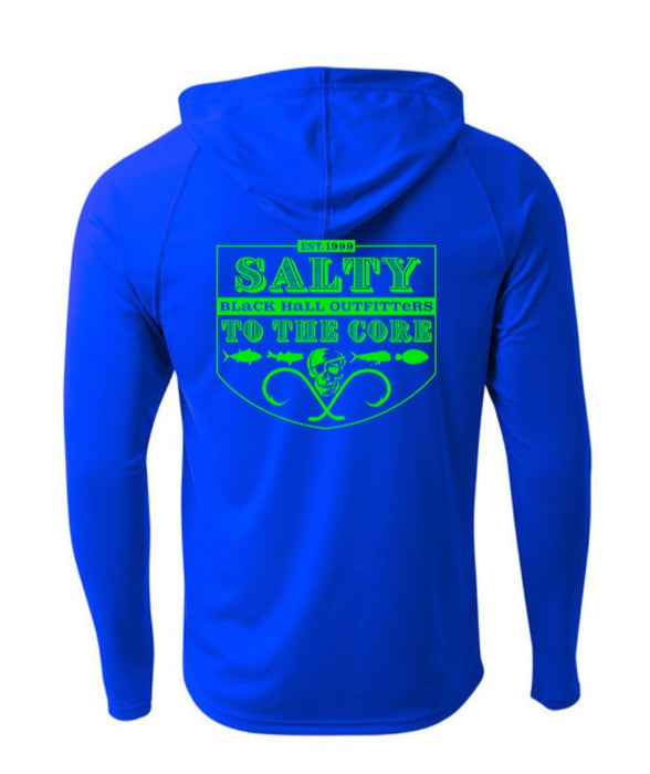 BHO "Salty To The Core" Gamefish Shield Long Sleeve UV Hoodie