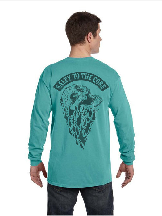 BHO "Salty To The Core" Schoolin' Skull Long Sleeve Shirt (2024 Version)