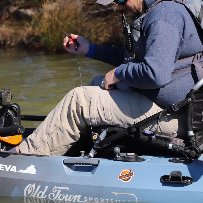 YakAttack Single Attachment Clip-on Retractor, 24” Stainless Steel Wire