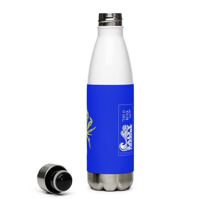 The Official "Salty To The Core" Salty Crab 17 oz Stainless Steel Water Bottle