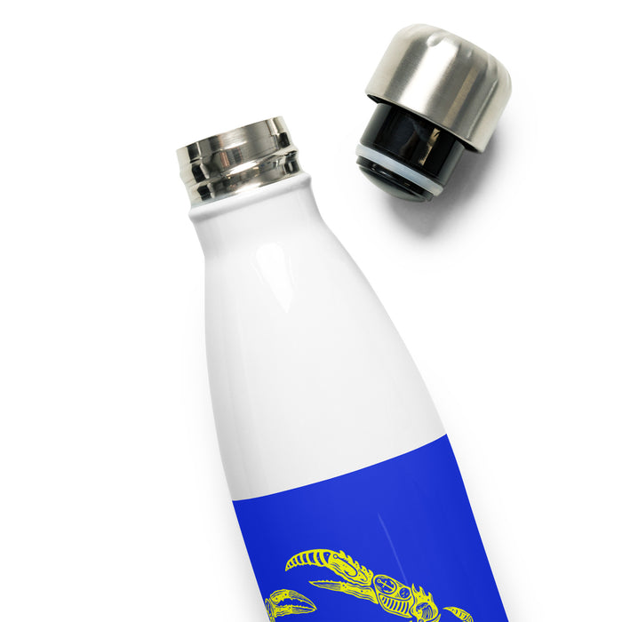 The Official "Salty To The Core" Salty Crab 17 oz Stainless Steel Water Bottle