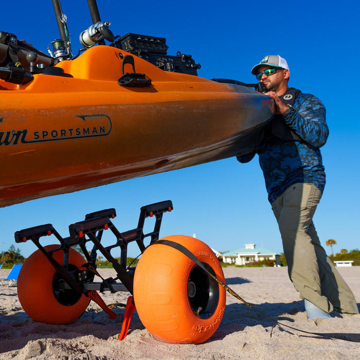 YakAttack TowNStow Bunkster Kayak Cart with Sand Tires