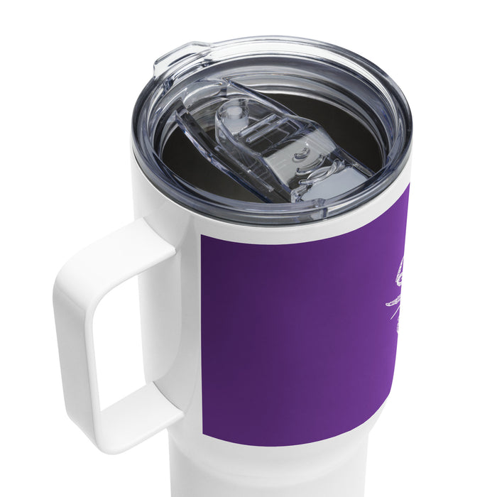 The Official "Salty To The Core" Salty Crab 25 oz Stainless Steel Travel Mug with a Handle