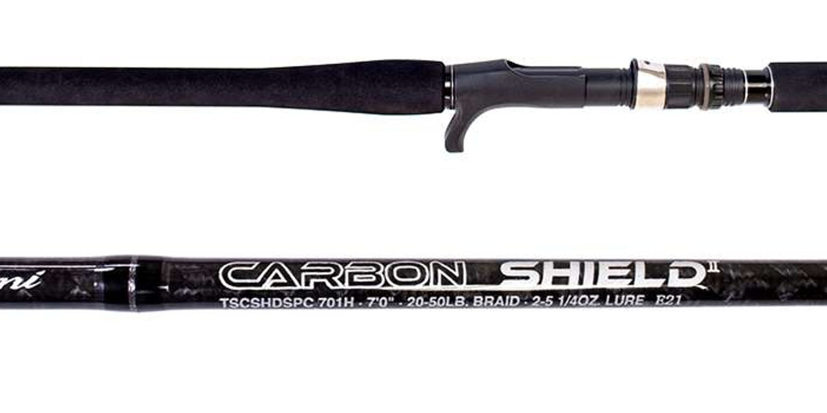 Tsunami Carbon Shield II Slow Pitch Spinning Rods